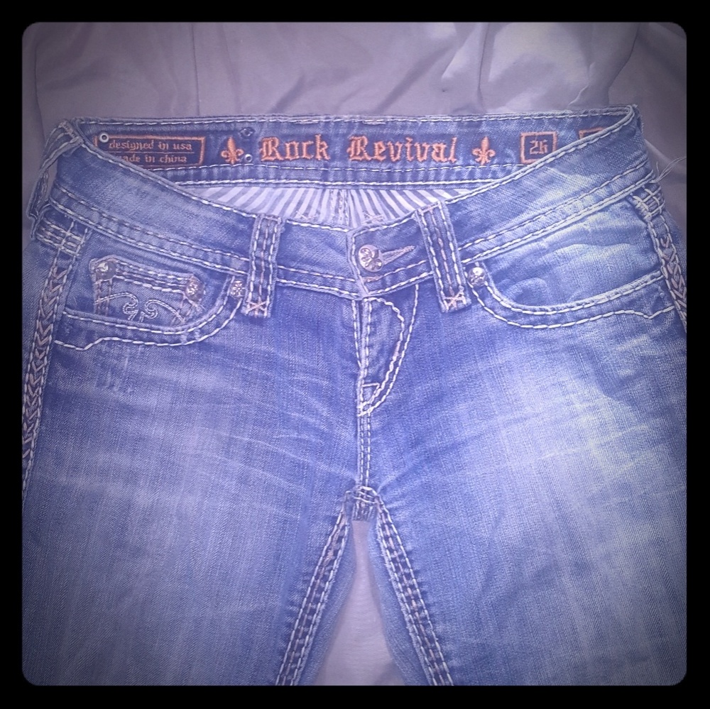 Rock Revival Womens Boot Cut Jeans